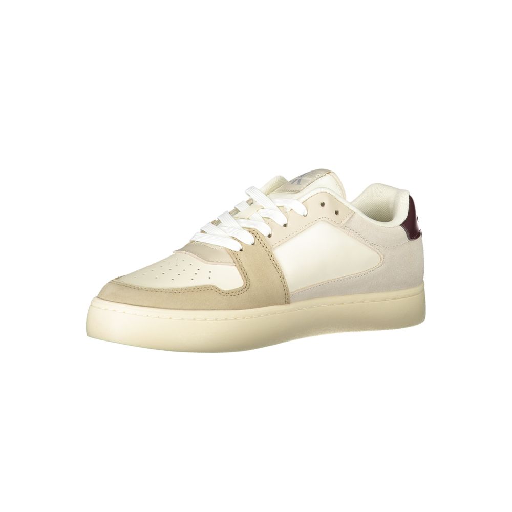 Beige Polyester Herren Sneaker