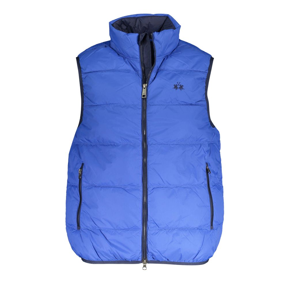 Blaue Polyamid-Herrenjacke