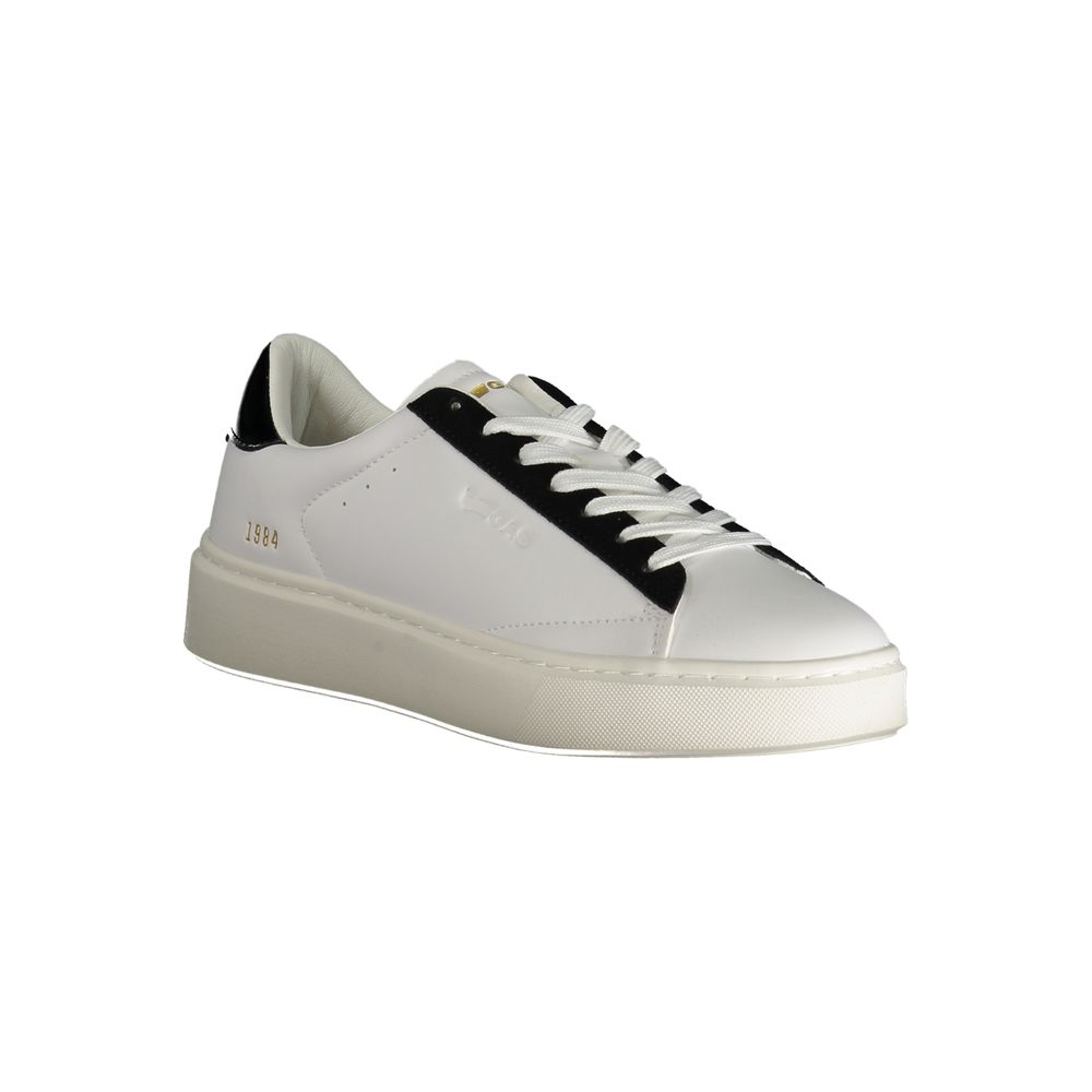 Weiße Polyester Damen Sneaker