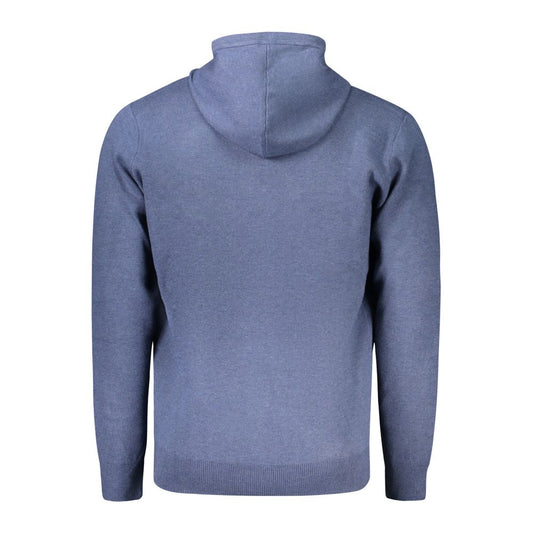 Blaue Strickjacke aus Polyamid für Herren