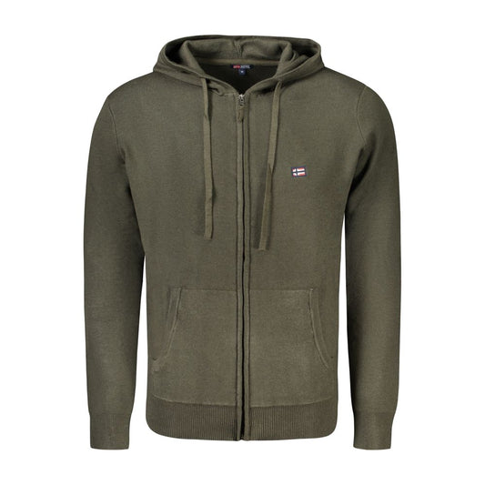 Grüne Strickjacke aus Polyamid für Herren