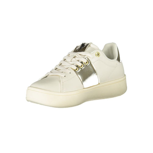 Beige Polyethylen Damen Sneaker