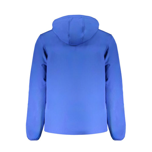 Blaue Polyester-Herrenjacke