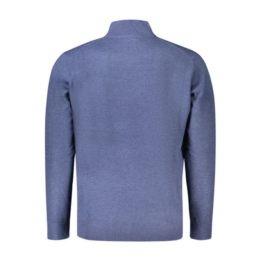Blauer Polyesterpullover