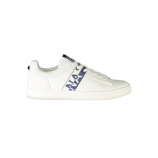 Weiße Leder Herren Sneaker