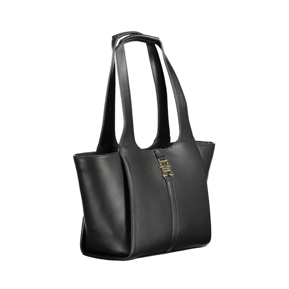 Schwarze Polyethylen Damenhandtasche