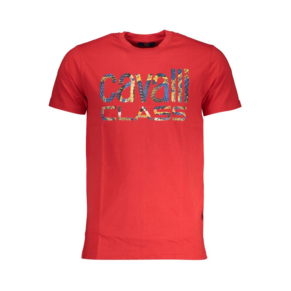 Rotes Baumwoll-T-Shirt