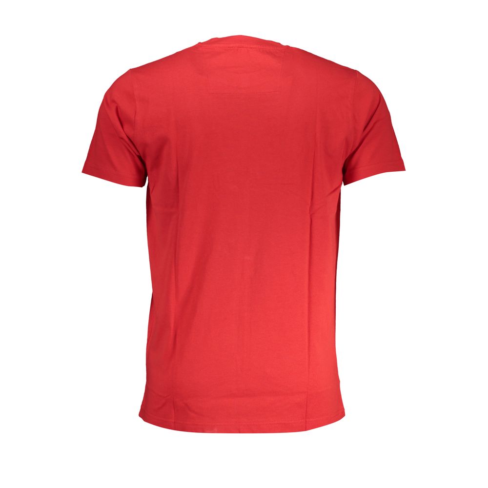 Rotes Baumwoll-T-Shirt