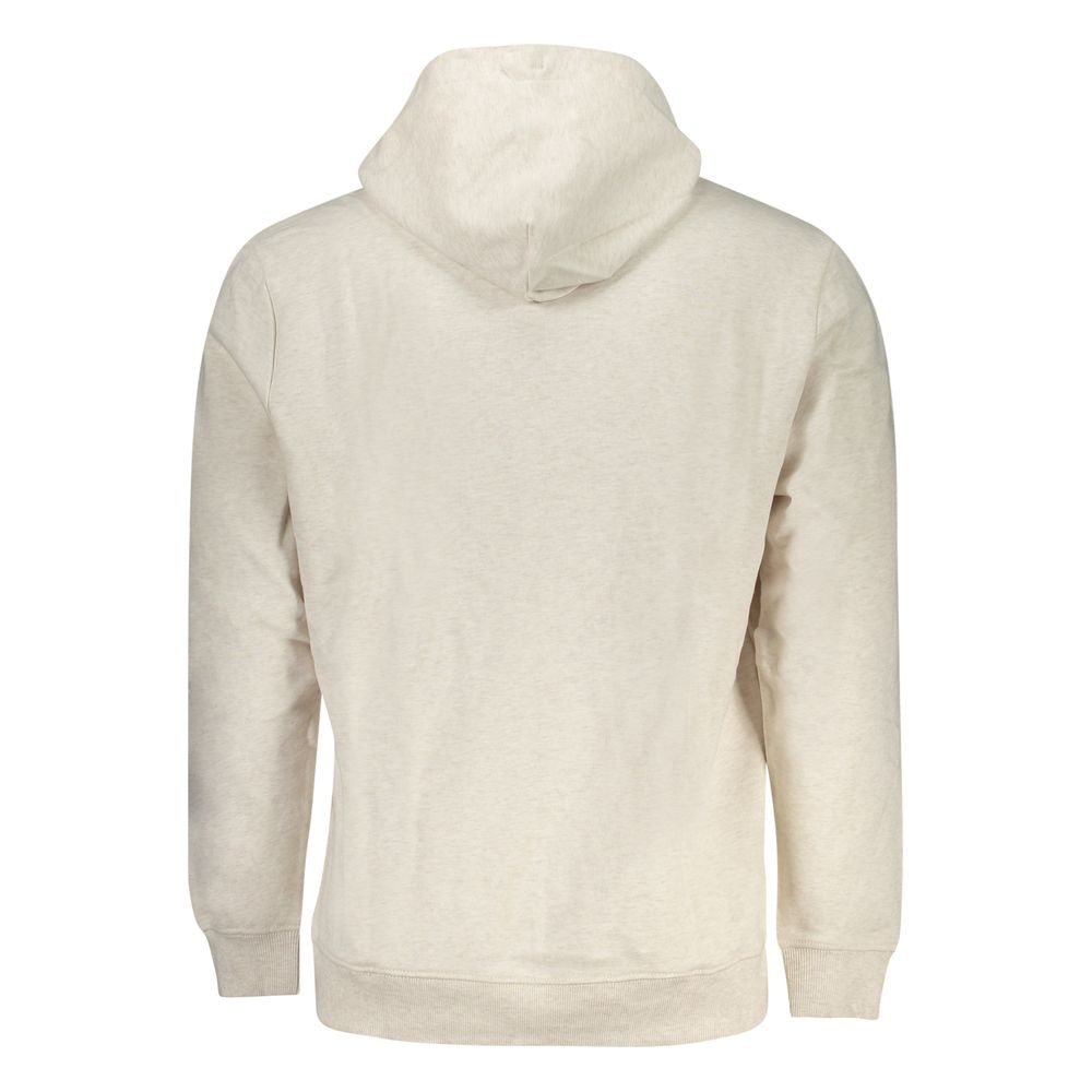Beigefarbener Herrenpullover aus Baumwolle
