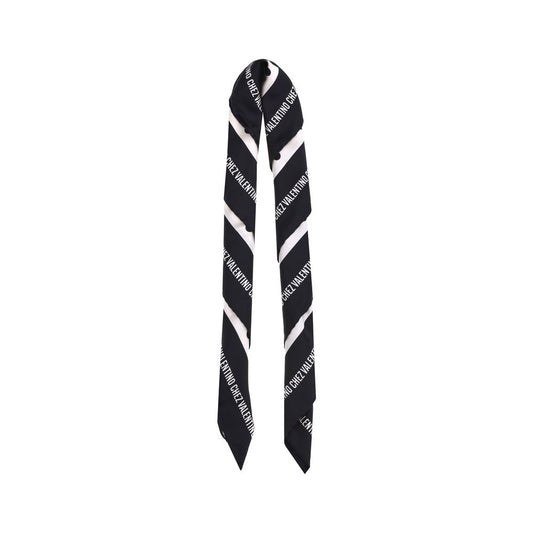 Polka dot silk Scarf