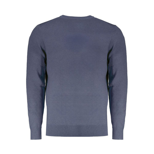 Blauer Wollpullover für Herren