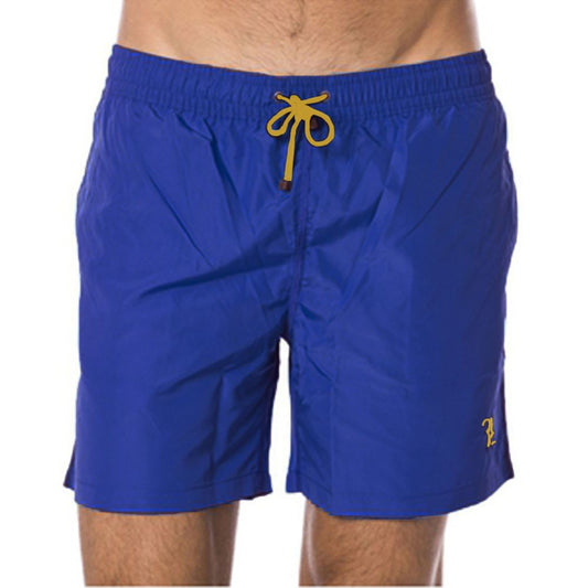 Blaue Badehose aus Polyester für Herren