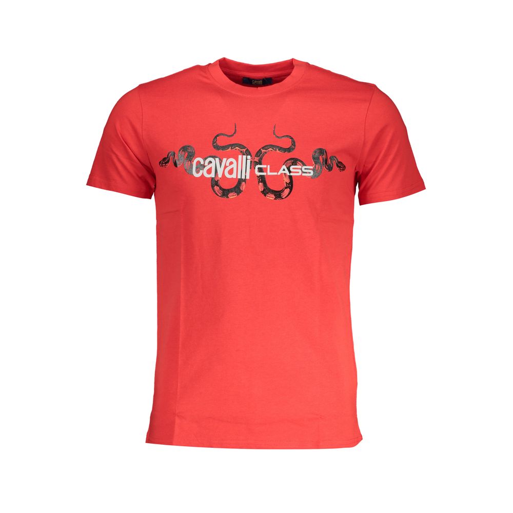 Rotes Baumwoll-T-Shirt
