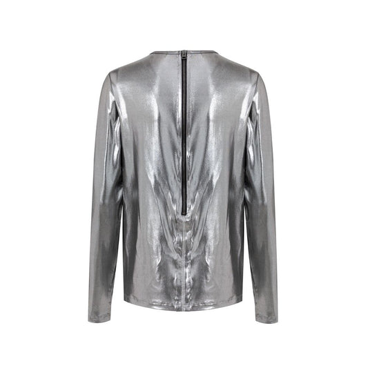 Gray Viscose Long Sleeve