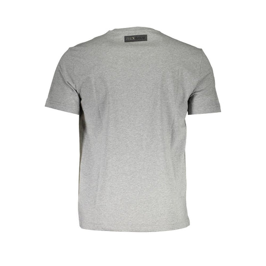 Graues Herren-T-Shirt aus Baumwolle