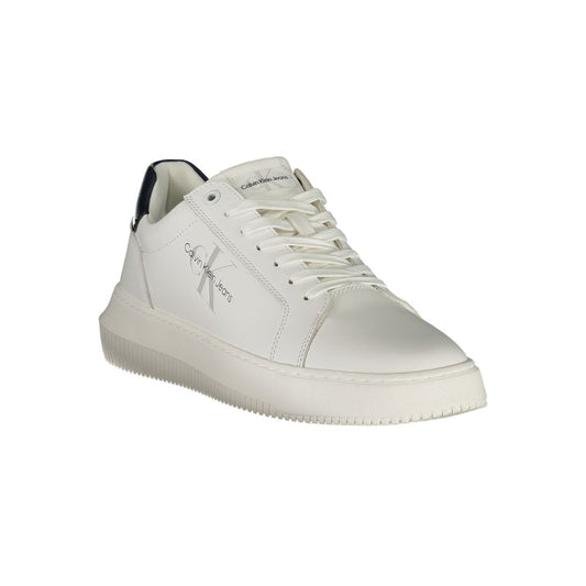 Weiße Leder Herren Sneaker
