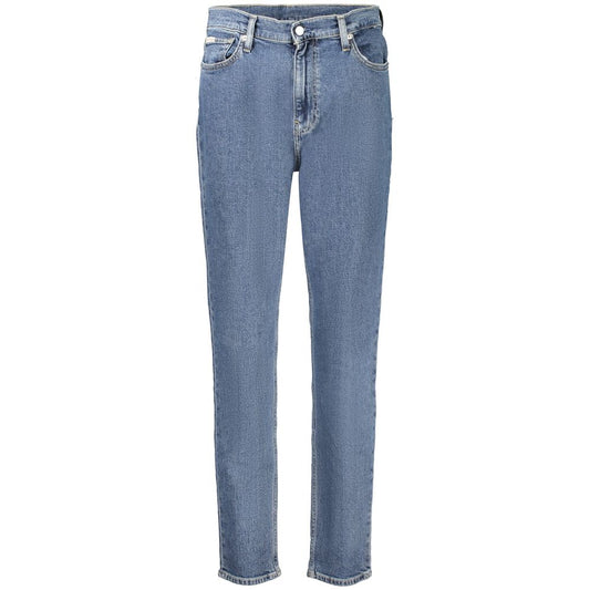 Blaue Baumwolljeans für Damen