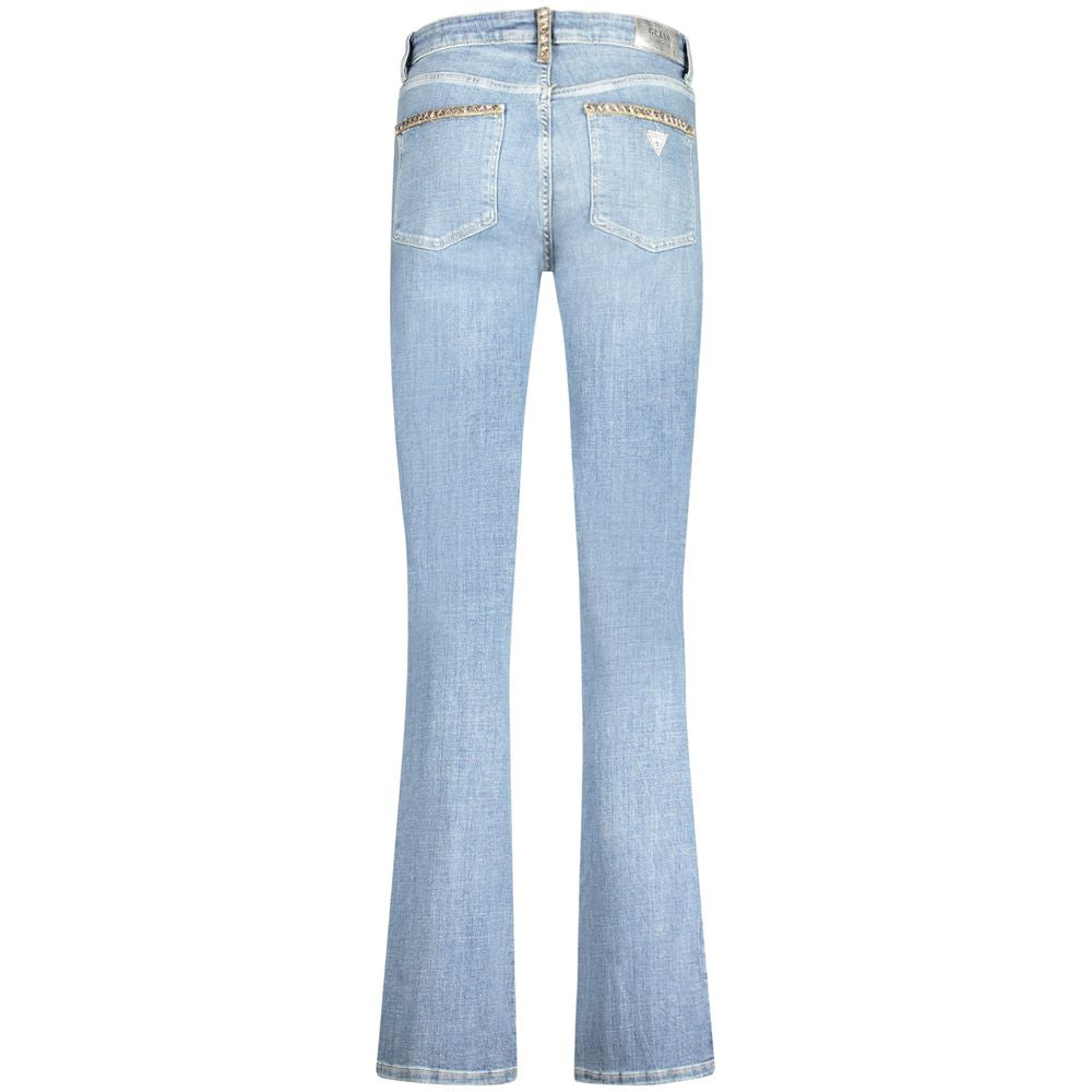 Hellblaue Damenjeans aus Baumwolle