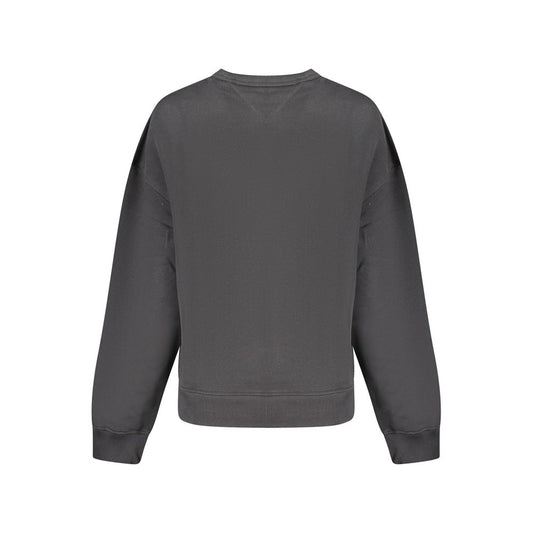 Black Cotton Women Sweater