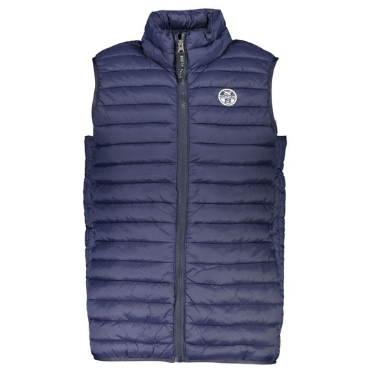 Blaue Polyamid-Herrenjacke