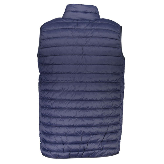 Blaue Polyamid-Herrenjacke