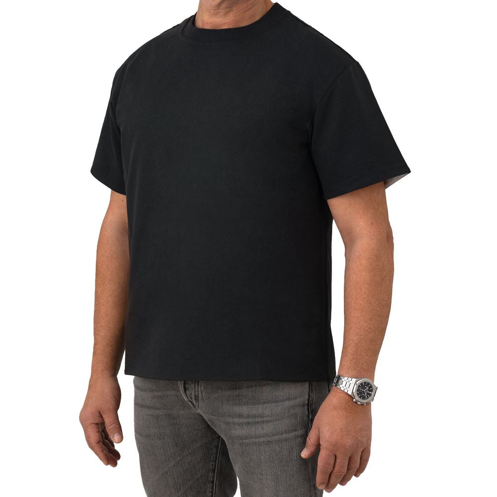Graues Baumwoll-T-Shirt