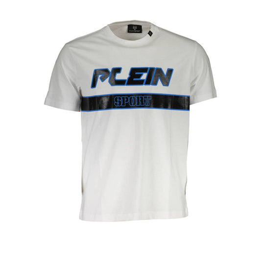 Weißes Herren-T-Shirt aus Baumwolle