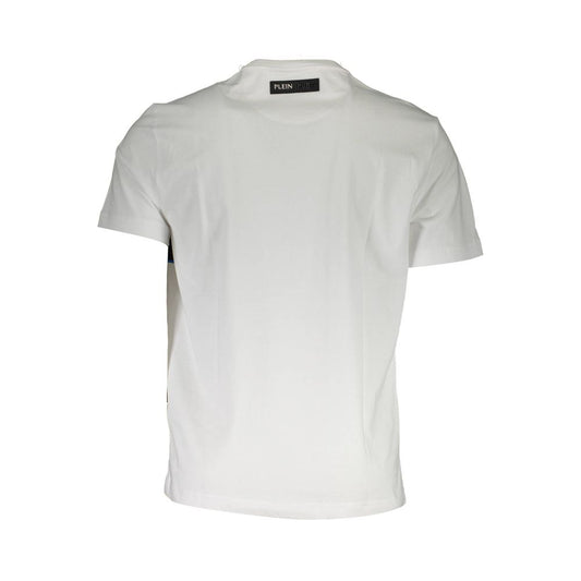 Weißes Herren-T-Shirt aus Baumwolle
