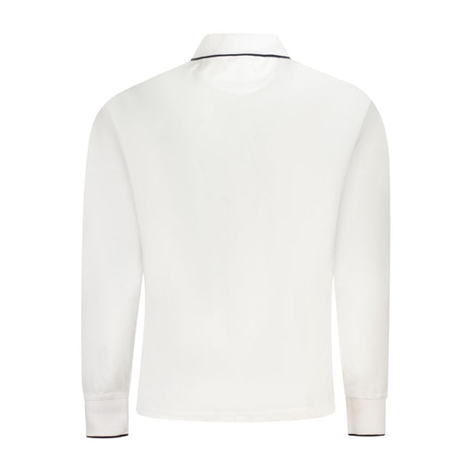 Weißes Herren-Poloshirt aus Baumwolle