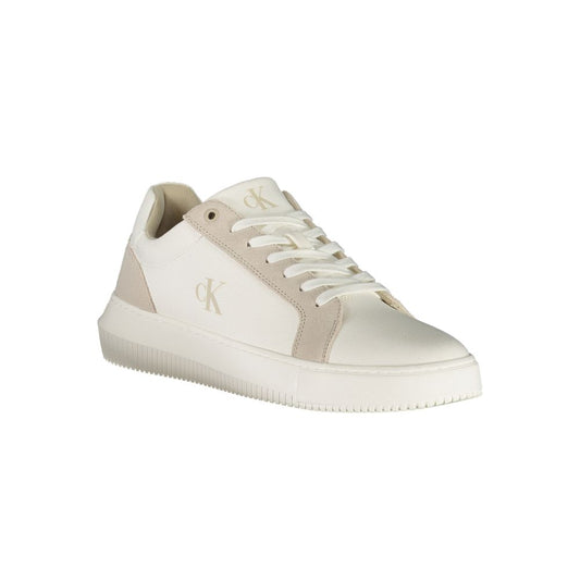 Weiße Leder Herren Sneaker
