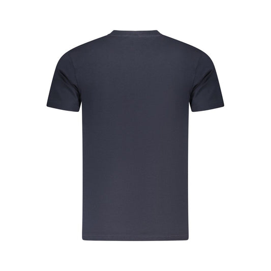 Blaues Herren-T-Shirt aus Baumwolle