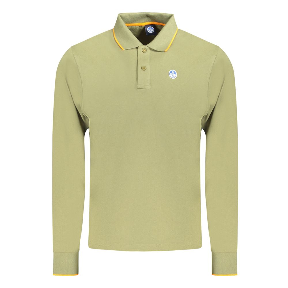 Grünes Poloshirt aus Baumwolle für Herren