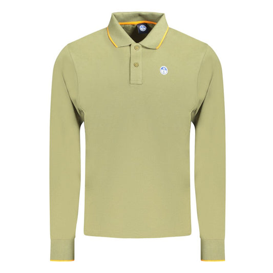 Grünes Poloshirt aus Baumwolle für Herren