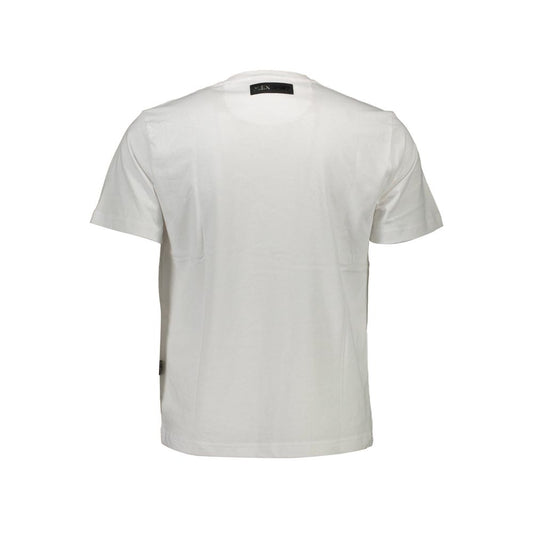 Weißes Herren-T-Shirt aus Baumwolle