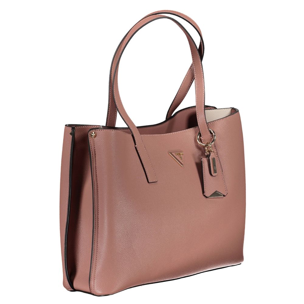 Rosa Handtasche aus Polyethylen