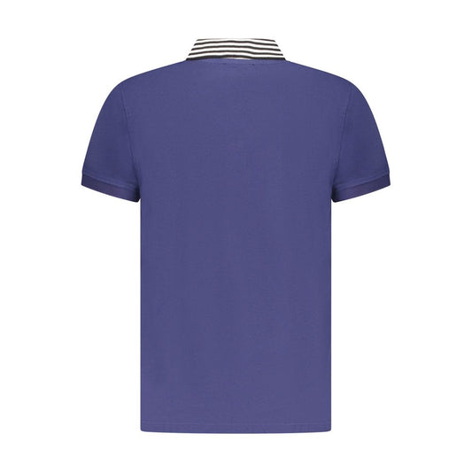 Blaues Poloshirt aus Baumwolle für Herren