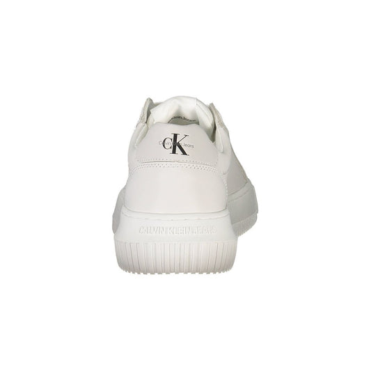 Weiße Polyester Damen Sneaker