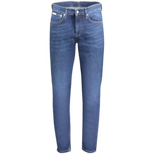 Blaue Herrenjeans aus Baumwolle