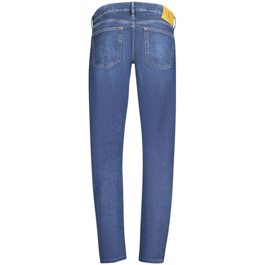 Blaue Herrenjeans aus Baumwolle