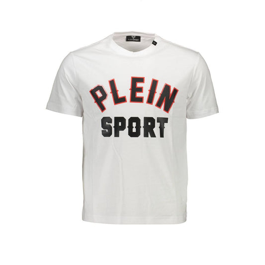 Weißes Herren-T-Shirt aus Baumwolle
