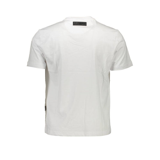 Weißes Herren-T-Shirt aus Baumwolle