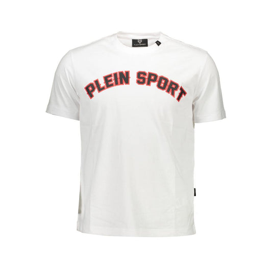 Weißes Herren-T-Shirt aus Baumwolle
