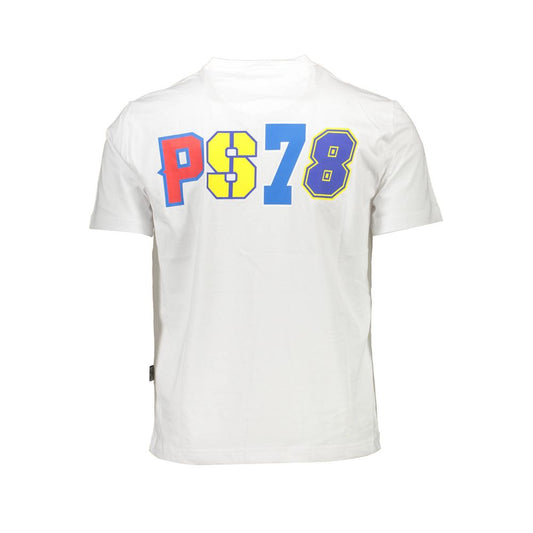 Weißes Herren-T-Shirt aus Baumwolle