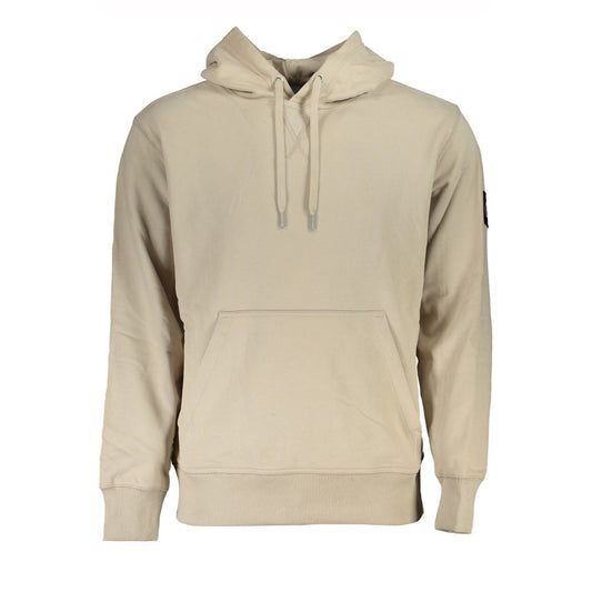 Beigefarbener Baumwollpullover