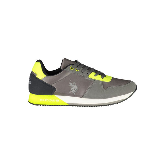 Braune Polyester Herren Sneaker