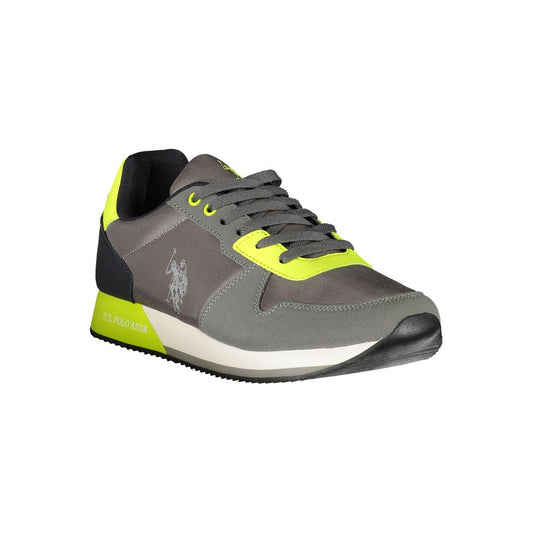 Braune Polyester Herren Sneaker