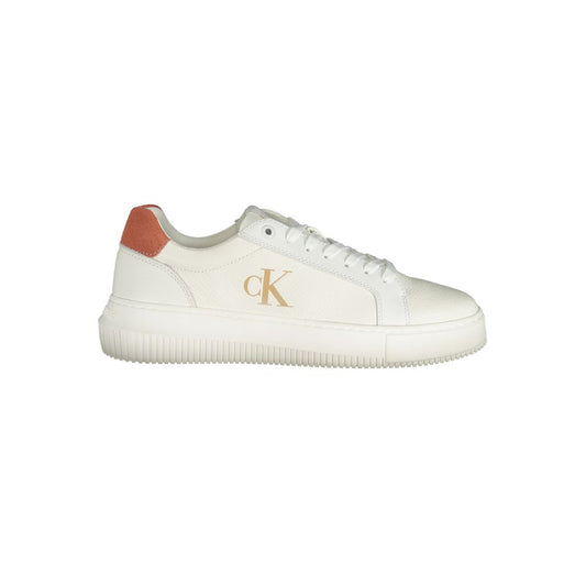 Weiße Polyethylen Damen Sneaker