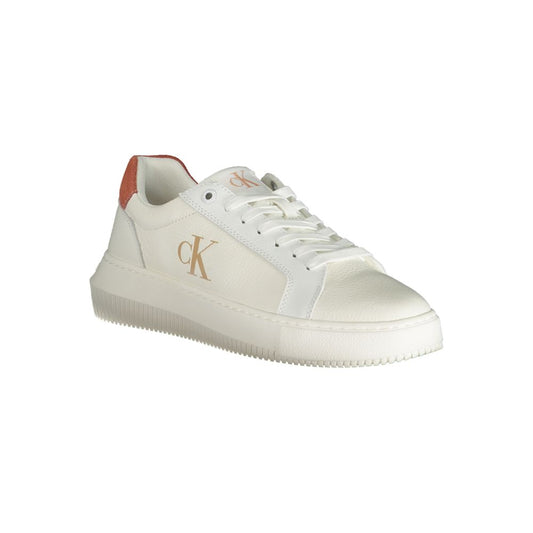 Weiße Polyethylen Damen Sneaker