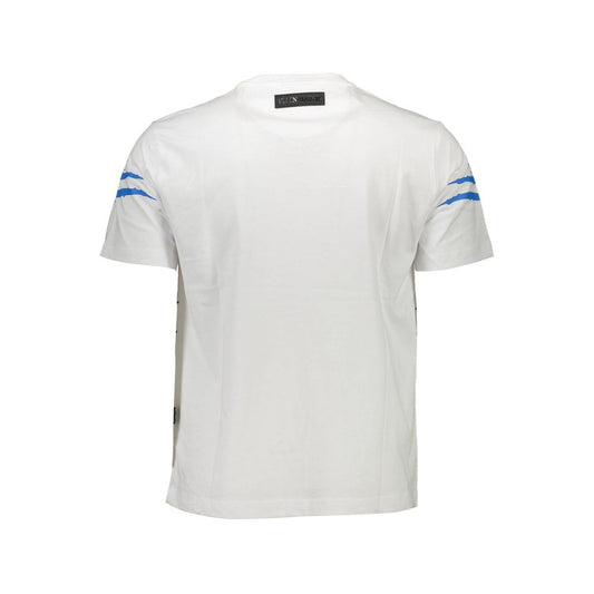 Weißes Herren-T-Shirt aus Baumwolle