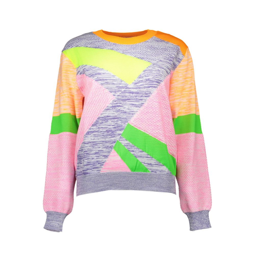 Mehrfarbiger Pullover aus anderen Fasern